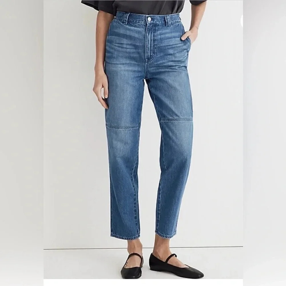 Madewell high rise tapered jeans in ventnor wash